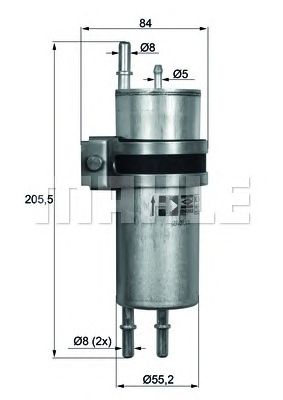 KNECHT klh11 -  Топливный фильтр