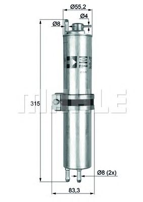 KNECHT klh12 -  Топливный фильтр