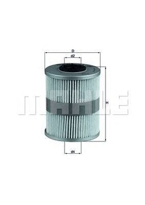 KNECHT kx206d -  Топливный фильтр