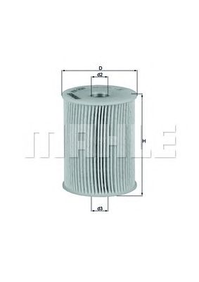 KNECHT kx231d -  Топливный фильтр