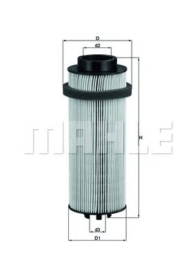 KNECHT kx261d -  Топливный фильтр