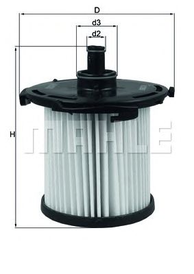 KNECHT kx387d -  ФИЛЬТР ТОПЛИВНЫЙ FORD TRANZIT 2.2D 11-