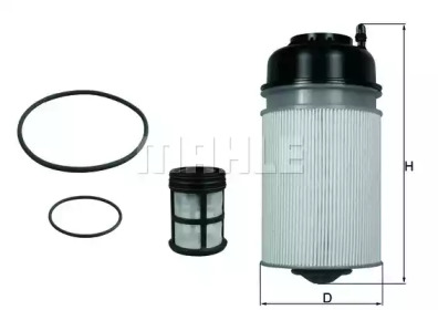 KNECHT kx406kit -  Топливный фильтр