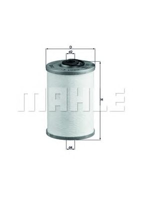 KNECHT kx43 -  Топливный фильтр