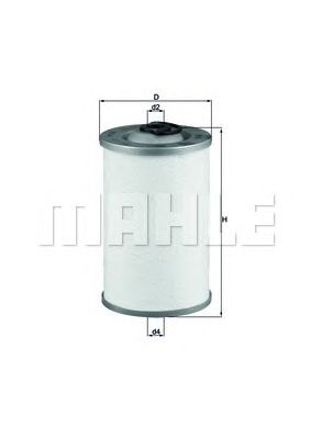 KNECHT kx44d -  Топливный фильтр