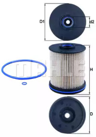KNECHT kx491d -  Топливный фильтр