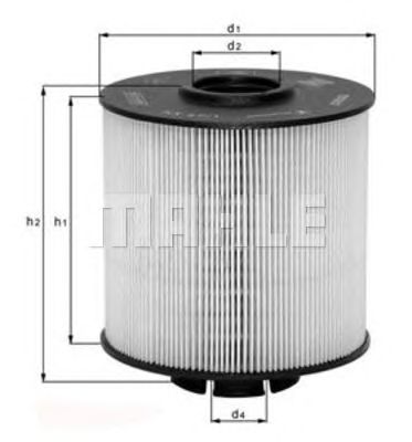 KNECHT kx672d -  Топливный фильтр
