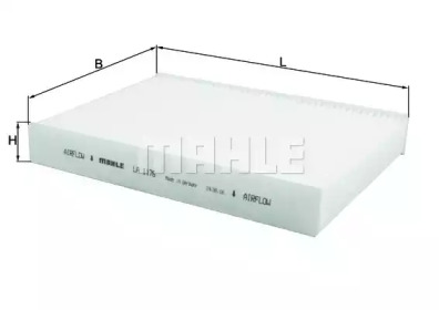 KNECHT la1176 -  Фильтр воздуха в салоне