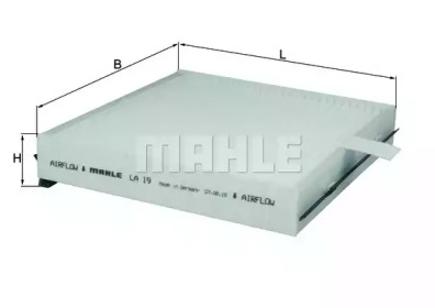 KNECHT la19 -  Фильтр воздуха в салоне