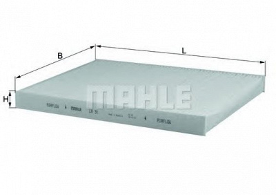 KNECHT la31 -  Фильтр воздуха в салоне