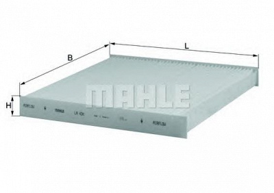 KNECHT la430 -  Фильтр воздуха в салоне