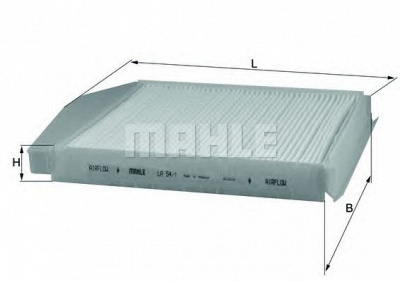 KNECHT la541 -  Фильтр воздуха в салоне
