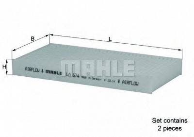 KNECHT la674s -  Фильтр воздуха в салоне