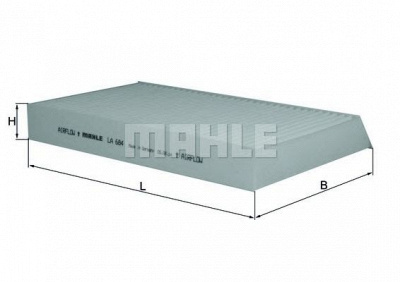 KNECHT la684 -  Фильтр воздуха в салоне