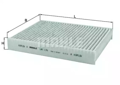 KNECHT lak1176 -  Фильтр воздуха в салоне