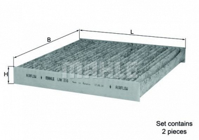 KNECHT lak216 -  Фильтр воздуха в салоне