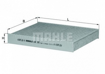 KNECHT lak345 -  Фильтр воздуха в салоне