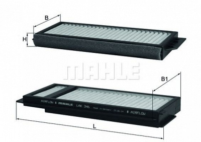 KNECHT lak346s -  Фильтр воздуха в салоне
