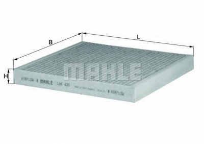 KNECHT lak430 -  Фильтр воздуха в салоне