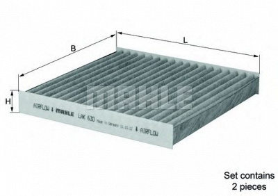 KNECHT lak630s -  Фильтр воздуха в салоне