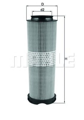 KNECHT lx1020 -  Воздушный фильтр