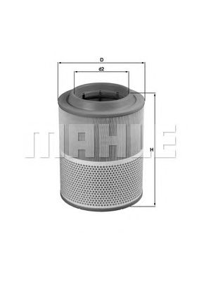 KNECHT lx1072 -  Воздушный фильтр