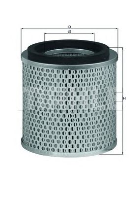 KNECHT lx1077 -  Воздушный фильтр