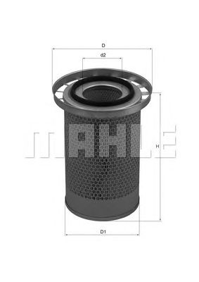 KNECHT lx1138 -  Воздушный фильтр