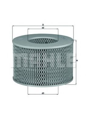 KNECHT lx1140 -  Воздушный фильтр