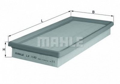 KNECHT lx1143 -  Воздушный фильтр