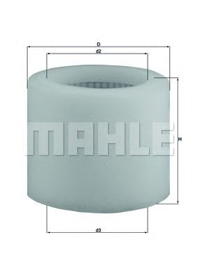 KNECHT lx123 -  Воздушный фильтр