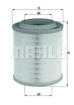 KNECHT lx1275 -  Воздушный фильтр