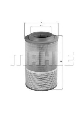 KNECHT lx1276 -  Воздушный фильтр