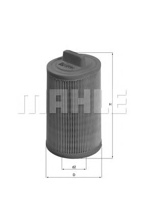 KNECHT lx1277 -  Воздушный фильтр