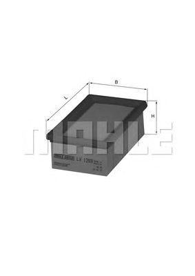 KNECHT lx1293 -  Воздушный фильтр