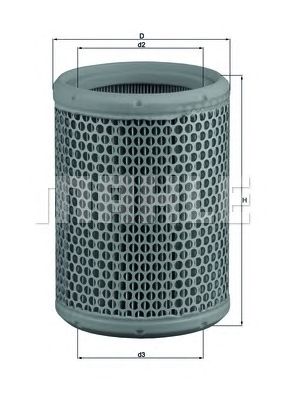 KNECHT lx130 -  Воздушный фильтр