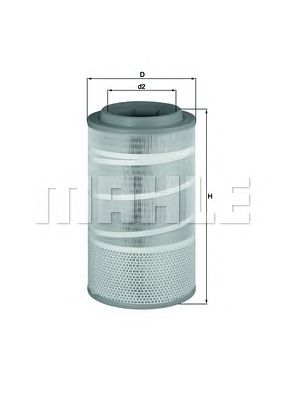 KNECHT lx1457 -  Воздушный фильтр