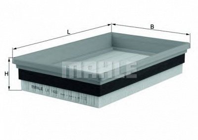 KNECHT lx1481 -  Воздушный фильтр