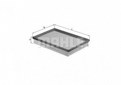KNECHT lx1572 -  Воздушный фильтр