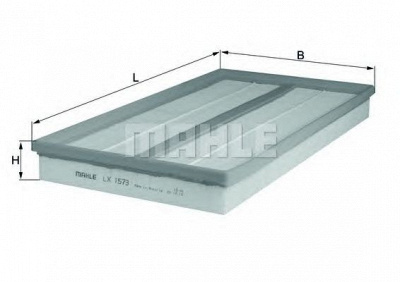 KNECHT lx1573 -  Воздушный фильтр