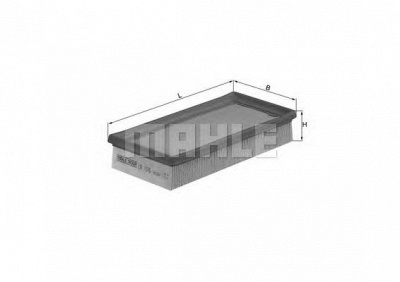 KNECHT lx1576 -  Воздушный фильтр