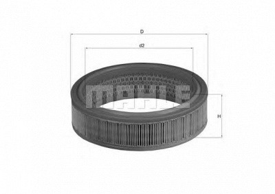 KNECHT lx158 -  Воздушный фильтр