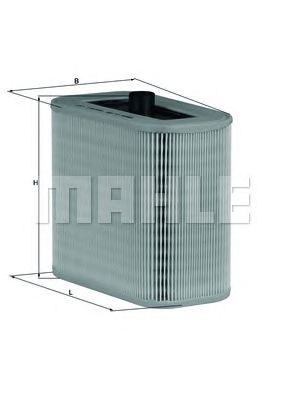 KNECHT lx1590 -  Воздушный фильтр