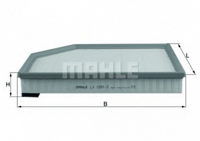 KNECHT lx15912 -  Воздушный фильтр