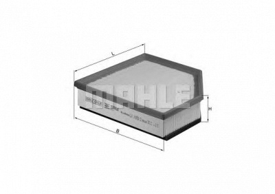 KNECHT lx15932 -  Воздушный фильтр
