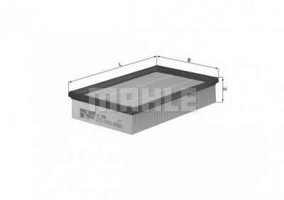 KNECHT lx1596 -  Воздушный фильтр