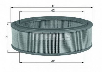 KNECHT lx161 -  Воздушный фильтр