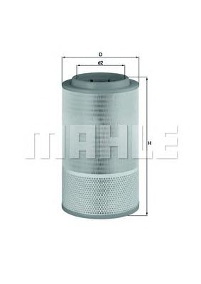 KNECHT lx1627 -  Воздушный фильтр