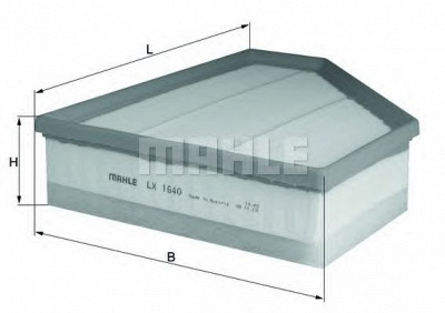 KNECHT lx1640 -  Воздушный фильтр