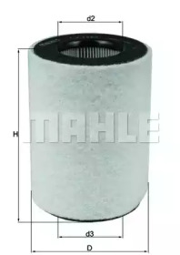 KNECHT lx1792 -  Воздушный фильтр